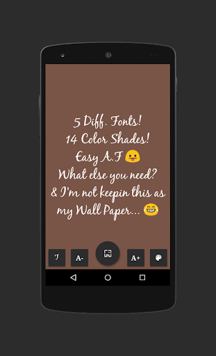 TexWalls! - Text Wallpapers - Image screenshot of android app