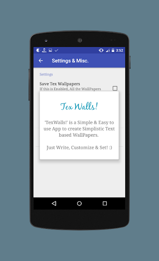 TexWalls! - Text Wallpapers - Image screenshot of android app
