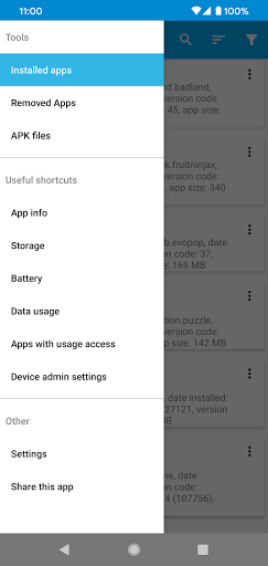 App Manager - عکس برنامه موبایلی اندروید