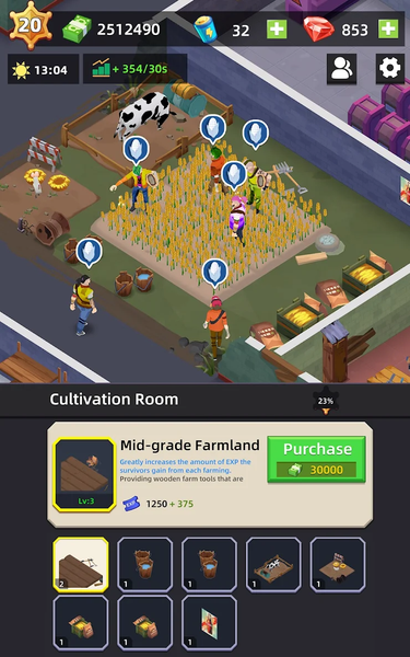Idle Survivor Fortress Tycoon - Gameplay image of android game
