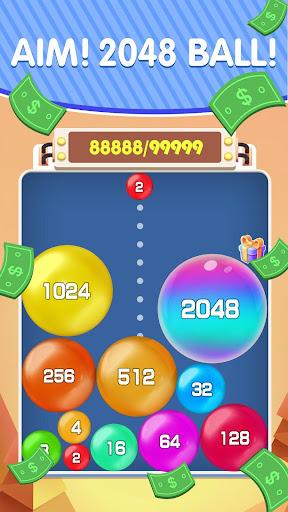 Lucky 2048 - Win Big Reward - Gameplay image of android game