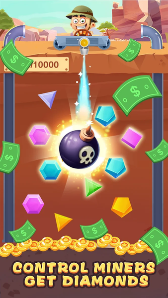 Lucky Miner - Easy Reward - Gameplay image of android game