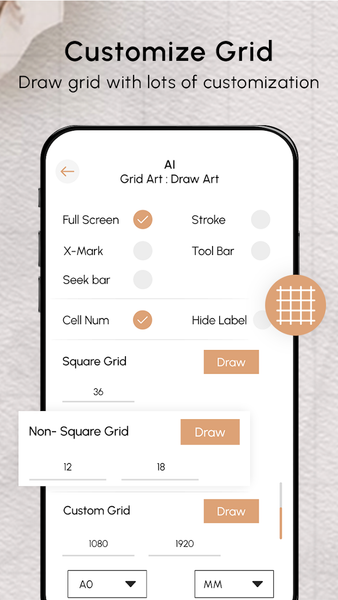 AI Grid Art : Draw Art - عکس برنامه موبایلی اندروید