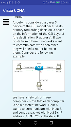 Cisco CCNA Course Exam ۲۰۰-۱۲۰ - عکس برنامه موبایلی اندروید