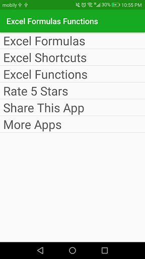 Learn Excel Formulas Functions - Image screenshot of android app