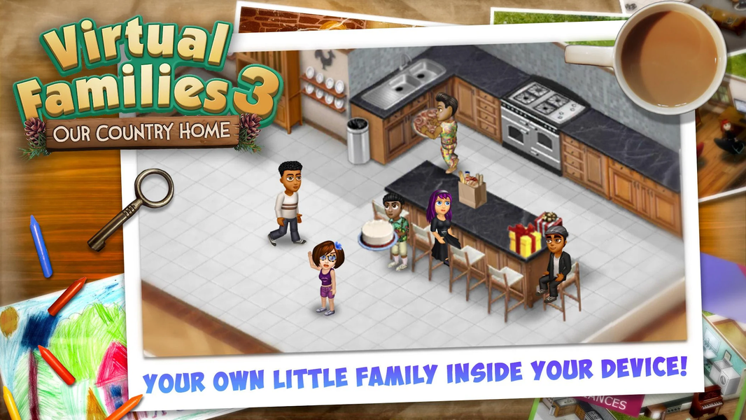 Virtual Families 3 - Gameplay image of android game