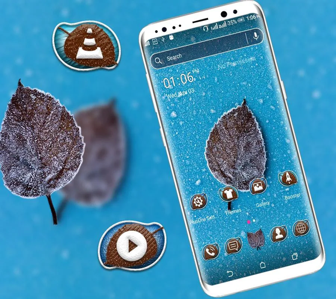 Leaf Launcher Theme - Image screenshot of android app