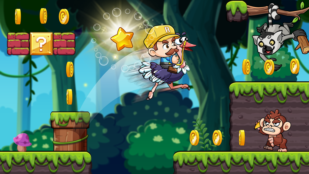 Super Rico World - Gameplay image of android game