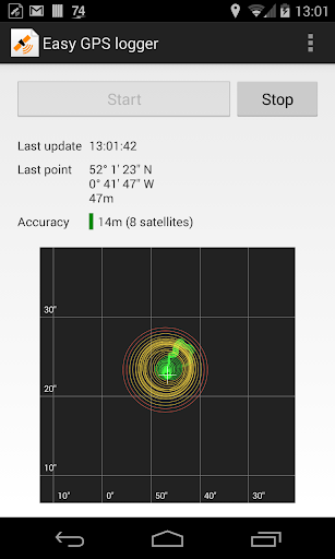 Easy GPS logger - عکس برنامه موبایلی اندروید