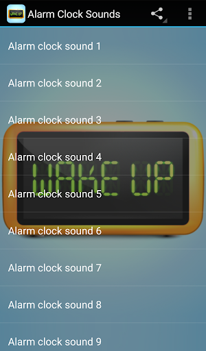 Alarm Clock Sounds - Image screenshot of android app