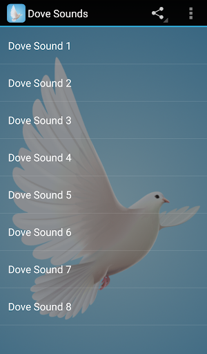Dove Sounds - Image screenshot of android app