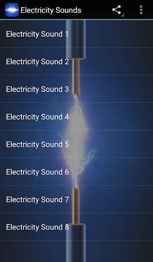 Electricity Sounds - Image screenshot of android app