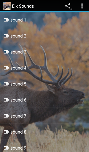 Elk Sounds - Image screenshot of android app