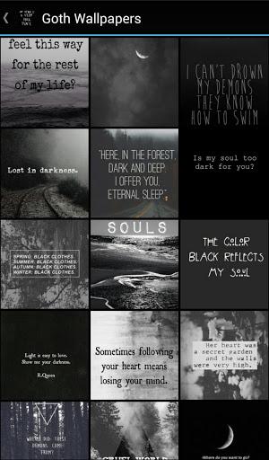 Goth Wallpapers - Image screenshot of android app