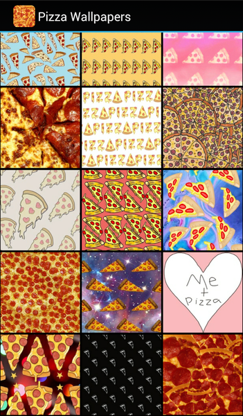 Pizza Wallpapers - Image screenshot of android app