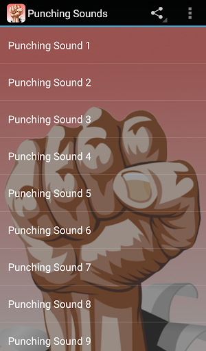 Punching Sounds - Image screenshot of android app
