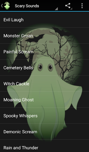 Scary Sounds - Image screenshot of android app