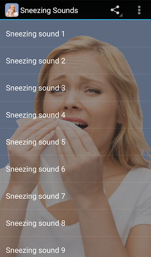 Sneezing Sounds - Image screenshot of android app