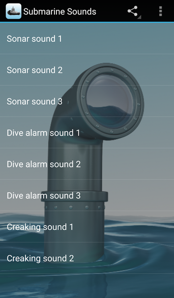 Submarine Sounds - Image screenshot of android app