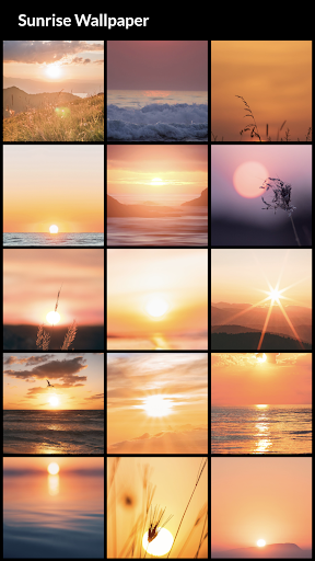 Sunrise Wallpapers - Image screenshot of android app