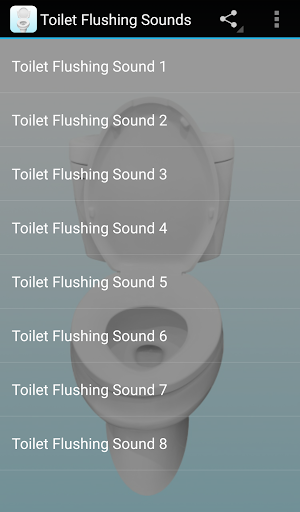 Toilet Flushing Sounds - Image screenshot of android app