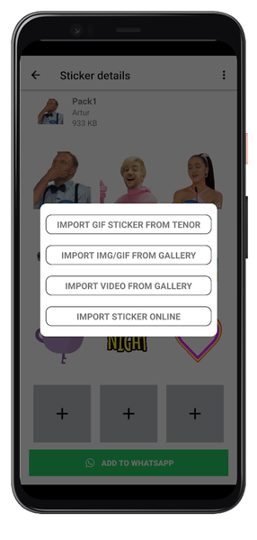 Animated Sticker Maker for WA - Image screenshot of android app