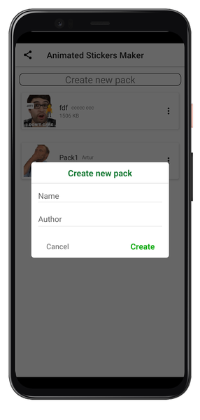Animated Sticker Maker for WA - Image screenshot of android app
