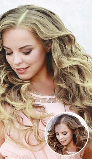 Auto hair color changer - Image screenshot of android app