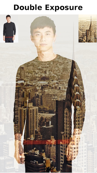 Double Exposure - Photo Blend - Image screenshot of android app
