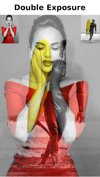 Double Exposure - Photo Blend - Image screenshot of android app