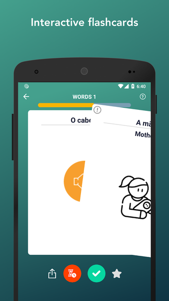 Learn Brazilian Portuguese - Image screenshot of android app