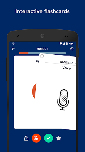 Learn Norwegian Vocabulary - Image screenshot of android app