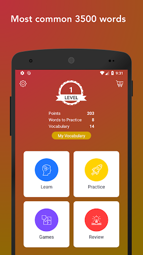 Learn Spanish Vocabulary Words - Image screenshot of android app