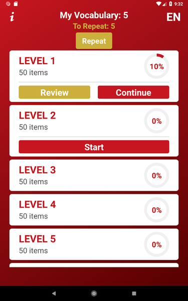 Tobo: Learn Turkish Vocabulary - عکس برنامه موبایلی اندروید