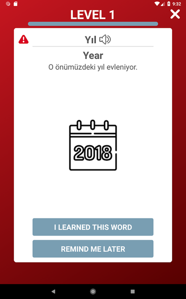 Tobo: Learn Turkish Vocabulary - عکس برنامه موبایلی اندروید