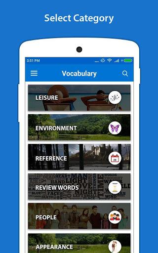 Learn English Vocabulary - عکس برنامه موبایلی اندروید