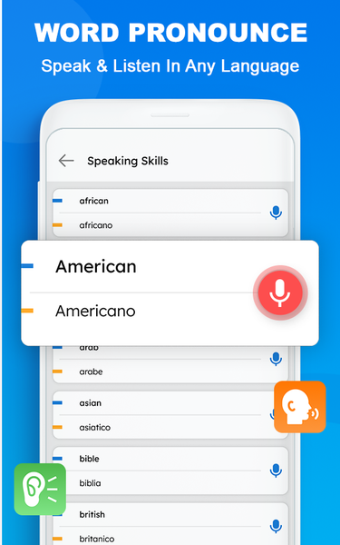 Learn English language - عکس برنامه موبایلی اندروید