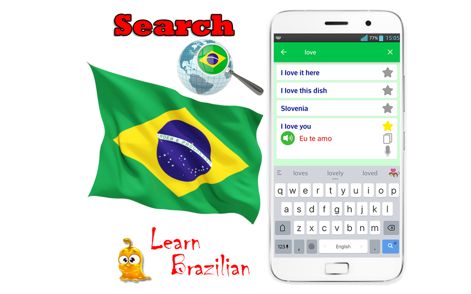 Learn Brazilian Portuguese - عکس برنامه موبایلی اندروید