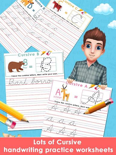 Learn Cursive Writing for Kids - Gameplay image of android game