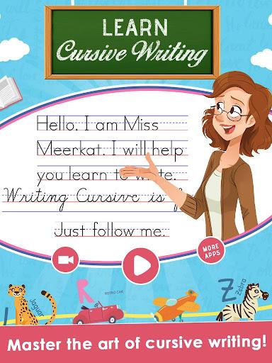 Learn Cursive Writing for Kids - Gameplay image of android game