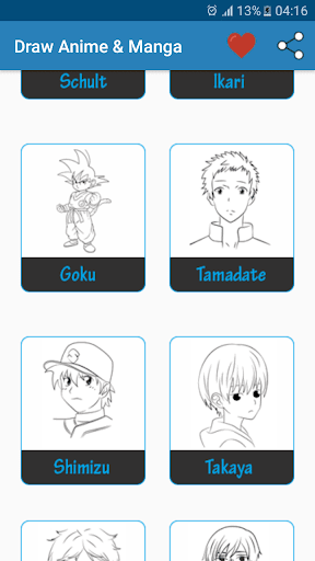 Draw Anime & Manga - عکس برنامه موبایلی اندروید
