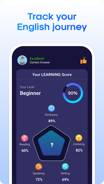 English Tutor - Learn English - عکس برنامه موبایلی اندروید