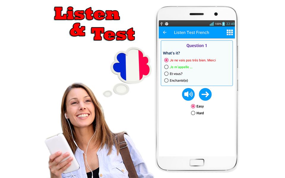 Learn French Language Offline - عکس برنامه موبایلی اندروید