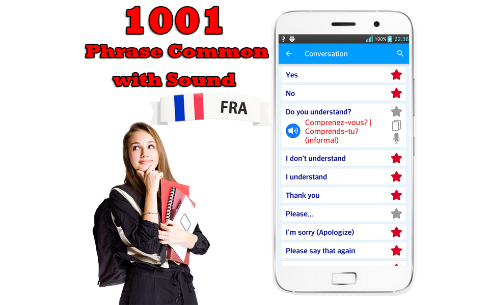 Learn French Language Offline - Image screenshot of android app