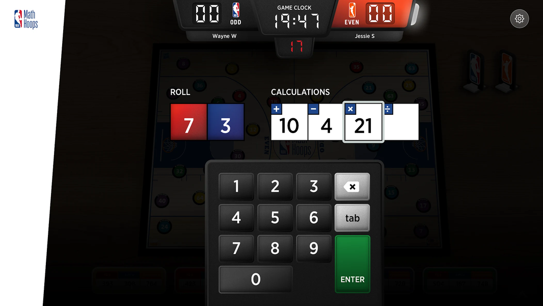 NBA Math Hoops - عکس برنامه موبایلی اندروید