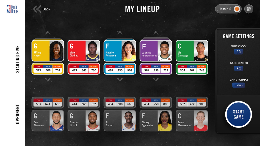 NBA Math Hoops - عکس برنامه موبایلی اندروید