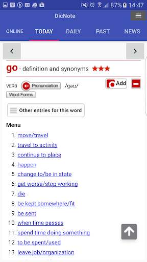 Connect Cambridge Dictionary - عکس برنامه موبایلی اندروید