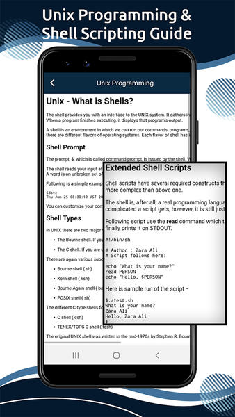 Learn Unix Programming - عکس برنامه موبایلی اندروید