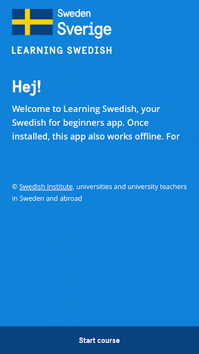 Learning Swedish - Image screenshot of android app