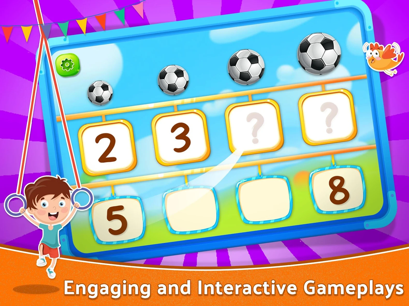 Learn Number and Math - Gameplay image of android game
